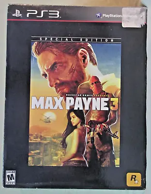 Max Payne 3 Special Edition PS3 (Sony PlayStation 3 2012) NEW Sealed • $84.95