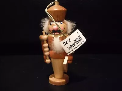 Erzgebirge German Wooden Nutcracker Ornament • $10