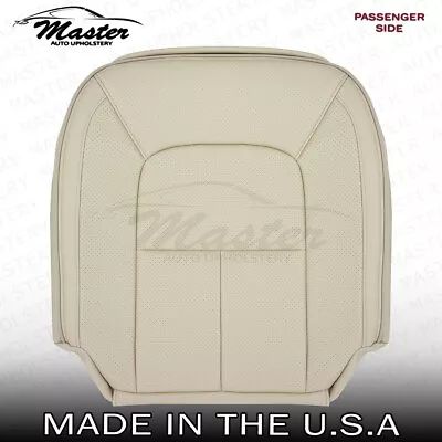 Fits 2008 - 2016 Volvo S80 PASSENGER Side Bottom Perforated Beige Seat Cover • $166.72