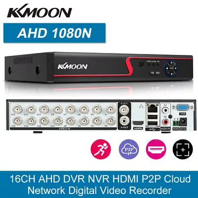 KKMOON 5in1 1080P 4/8/16CH DVR Video Recorder For Home Security Camera System • $46.99