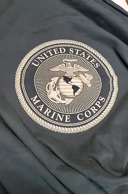 Marine Corps United States USMC Seal Emblem MV Sport Blanket Military Veteran • $14.95