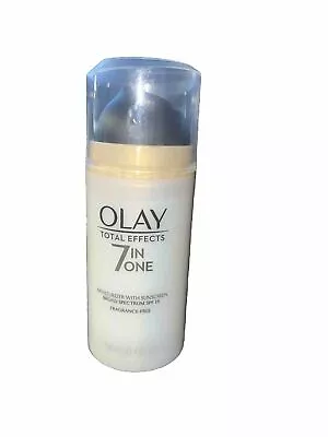 OLAY 7 In 1 Total Benefits Moisturizer With Sunscreen SPF 15- 3.4oz /100ml • $32.99