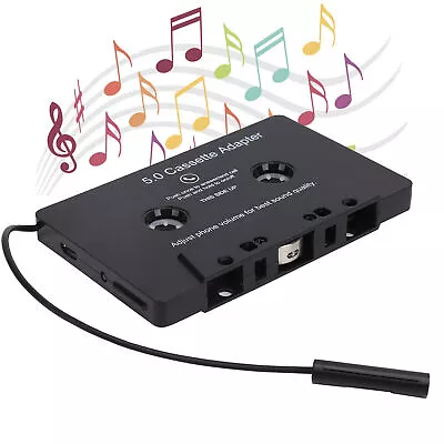 BT Cassette Adapter BT Tape Converter MP3 Player Converter For Car AUS • £14.22