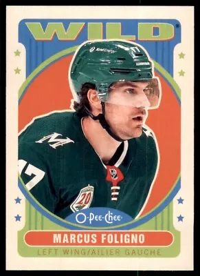 2021-22 OPC O-Pee-Chee Retro Blank Back #427 Marcus Foligno - Minnesota Wild • $3.99