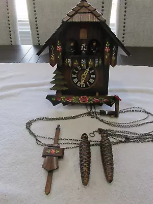 Vtg Cuckoo Clock Swiss Der Froehliche Wanderer- Reuge • $115