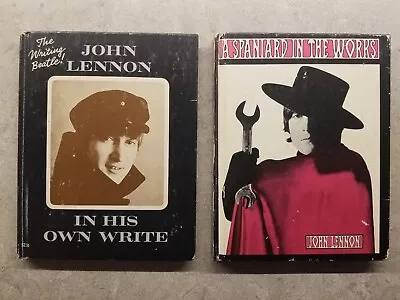 2 Vintage JOHN LENNON Books IN HIS OWN WRITE 1964 - A SPANIARD IN THE WORKS 1965 • $65