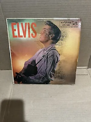 Vintage Vinyl Record Album - Elvis Presley - Elvis 1956 LPM-1382 (see Pics) • $39.99