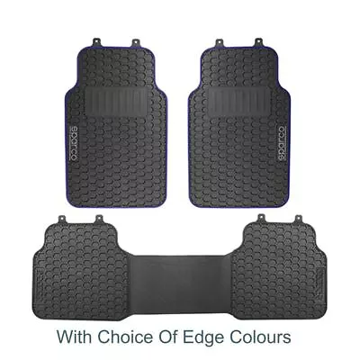 Rubber Car Mats To Fit Hyundai I40 Saloon Sparco Heavy Duty Set Of 4 • £42.96