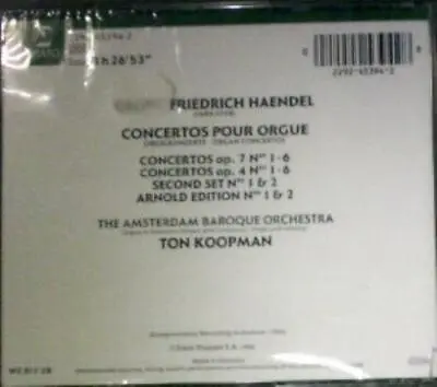Amsterdam Baroque Orchestra : Handel: Organ Concertos CD FREE Shipping Save £s • £30.85