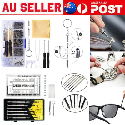 $12.69 • Buy Sun Glasses Eyeglass Optical Repair Tool Screw Nut  Nose Pads Assortment Set AU