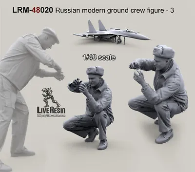 £11.35 • Buy Live Resin 1/48 Modern Russian Avia Ground Crew Vol. 3