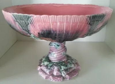 Pretty/Old Majolica ETRUSCAN Seaweed & Shell Compote Very RARE Circa 1880 • $995