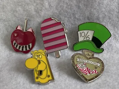 Disney Trading Pin - Alice In Wonderland Set: Doorknob Cheshire Cat Mad Hatter • $25