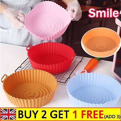 £6.29 • Buy Baking Basket Air Fryer Silicone Pot AirFryer Accessories Replacement Liners HOT