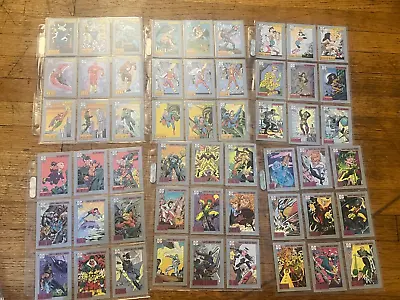 1990 Impel Marvel Universe Series 1 Trading Cards COMPLETE BASE SET #1-162 READ • $48.75