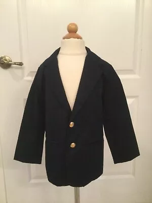 Gymboree Navy 2 Button Boys Wool Blazer Size XS(3/4)  • $9.99