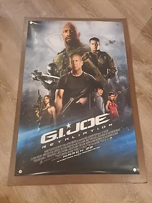 G. I. Joe: Retaliation Original Movie Poster 27x40 D/S March 29th Style Advance  • $8