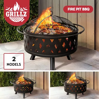 Fire Pit BBQ Charcoal Smoker Portable Outdoor Kitchen Camping 30  32  • $105.95