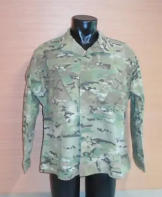 USGI Multicam Camo Flame Resistant Army Combat Coat Jacket FRACU Large Regular • $27.99