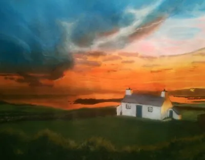Sunset Over Angelsey - David Meadham - Fine Art Giclee Print • £40