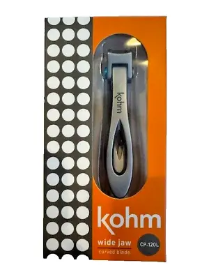 Kohm CP-120L Wide Jaw Toe Nail Clippers Thick Nails New Professional Heavy Duty • $9.49