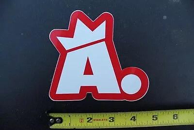 Acme Skateboards Jim Gray Red White 90's King Z50A Vintage Skateboarding STICKER • $15