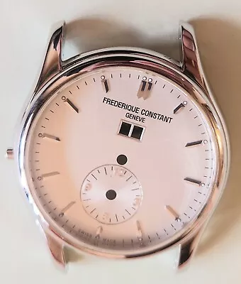 Frederique Constant Dual  Time Big Date Stainless Steel Case & Dial • $75