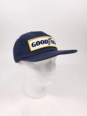 Vintage K-Products Goodyear Patch Snapback Hat Cap Made In USA • $24.95