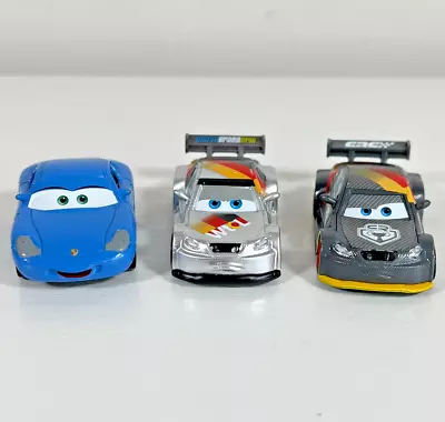 Disney Pixar Cars Lot Of 3 - Max Schnell X2 & Sally Carrera Diecast Toy Cars • $13.50