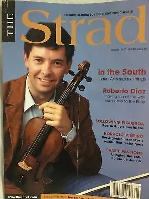 The Strad Magazine - January 2003- Violin Strings - Roberto Diaz • $9.59