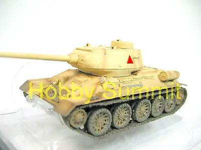1/72  WWII   T-34 /85  Egyptian Army Tank    Desert Tan  Painted  FInished Model • $12.50