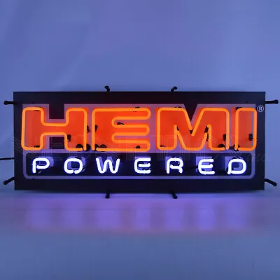 Hemi Powered Neon Sign Mopar 326 Dads Garage Wall Lamp Light SRT Hellcat Charger • $384.99