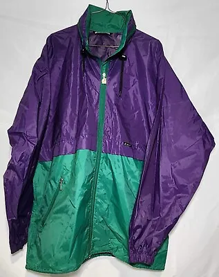 K Way International Vintage Windbreaker That Folds Into Fannypack • $30