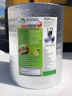 SmartSHIELD -5mm Premium Reflective Insulation Roll Foam Core Radiant Barrier • $264.95