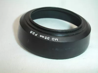 MINOLTA MD 35mm / 2.8 LENS HOOD Plastic 55mm Size Genuine • $29.80