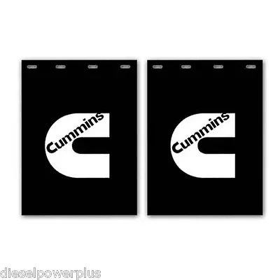 $176.79 • Buy RUBBER Cummins Truck Mud Flaps Mudflaps Tractor Trailer REAR Semi Guard 24 X 36 