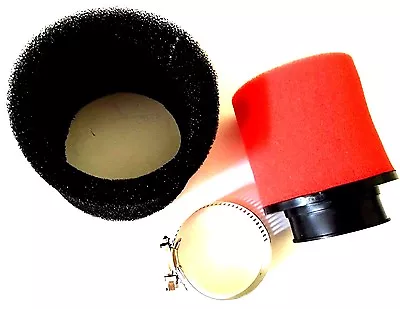 Double Sponge Foam Air Filter 42mm Gy6 150cc Moped Scooters New • $11.95