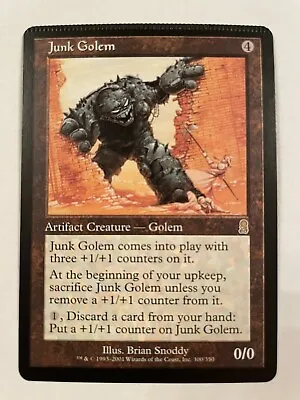 Magic: The Gathering - Junk Golem - Odyssey - Crimped Top • $100