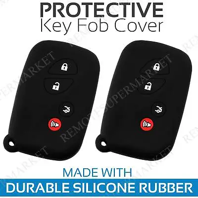 2 Key Fob Cover For 2010-2018 Lexus GX460 Remote Case Rubber Skin Jacket • $9.95