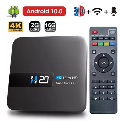 Smart Android TV Box 2GB 16GB 4K HD H.265 Media Player TV Box 1080P Set Top Box • $28.57