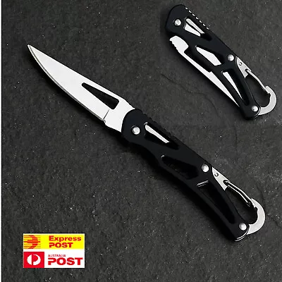 Folding Pocket Knife Outdoor Camp Hiking Knives Portable Keychain EDC SmallKnife • $5.20