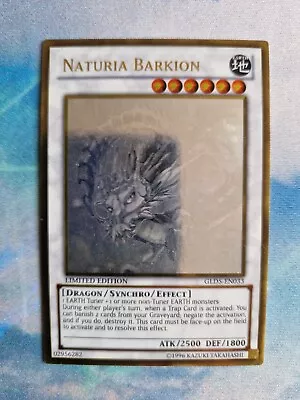 Yu-Gi-Oh Naturia Barkion GLD5-EN033 - Ghost Rare • £17