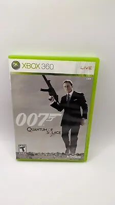 James Bond 007 Quantum Of Solace (Microsoft Xbox 360 2008) Complete With Manual • $10.50