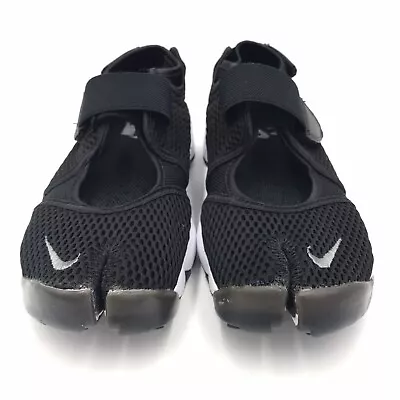 £88.47 • Buy Nike Air Rift BR Breathe Split Toe Black White 848386 001 Women’s Size 7