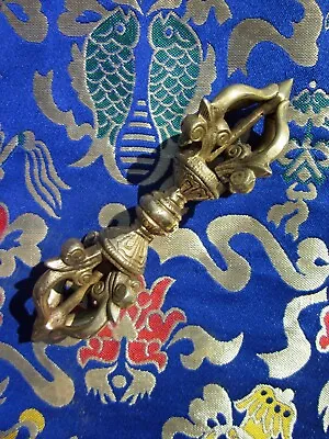 6  Tibetan Buddhist Hand Forged Bronze Tantric Vajra Dorje Paperweight Nepal • $25.46