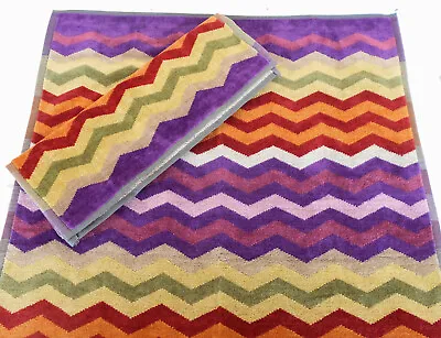 MISSONI HOME Economy Pack HAND + BATH  TOWEL SET VELOUR 16x24 24x40in  PETE 159 • $70