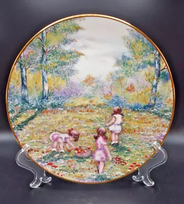 Vintage Limited Edition-Decorative Plate - Picking Flowers By Dominic Mingolla • $19