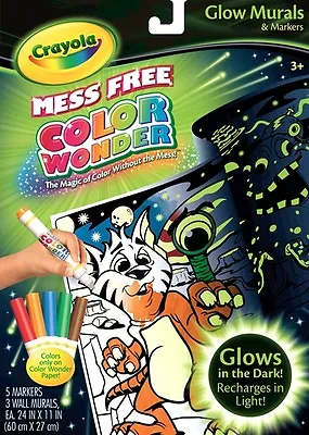 Crayola Colour Wonder (Color Wonder) - Glow Murals & Markers • £16.74
