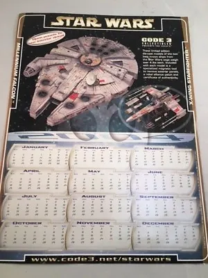 Star Wars Fan Club Code 3 Die-Cast Promo Calendar 2004 Pop Up Panels • £7.22