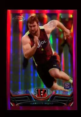 2013 Topps Chrome Pink Refractor #109 Margus Hunt Cincinnati Bengals /399 RC • $2